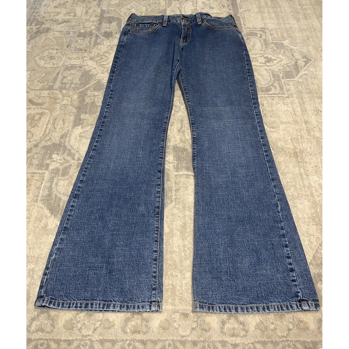 Lucky Brand Womens Bootcut Jeans In Blue Denim